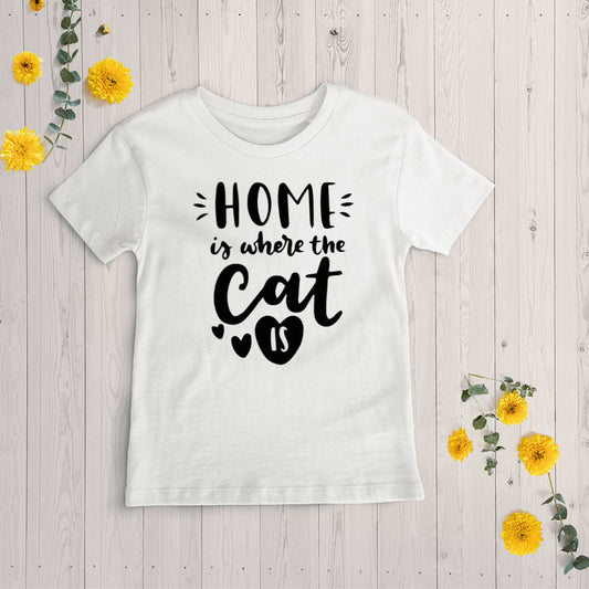 home is where cat Unisex T-Shirt at $22.95 found at Personalizedpetlovergifts