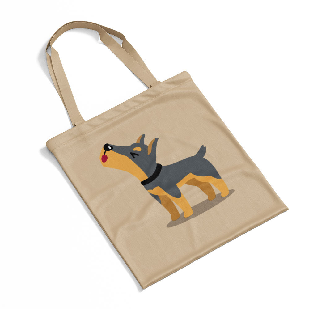 Howling Grey Puppy Totes at $22.95 found at Personalizedpetlovergifts