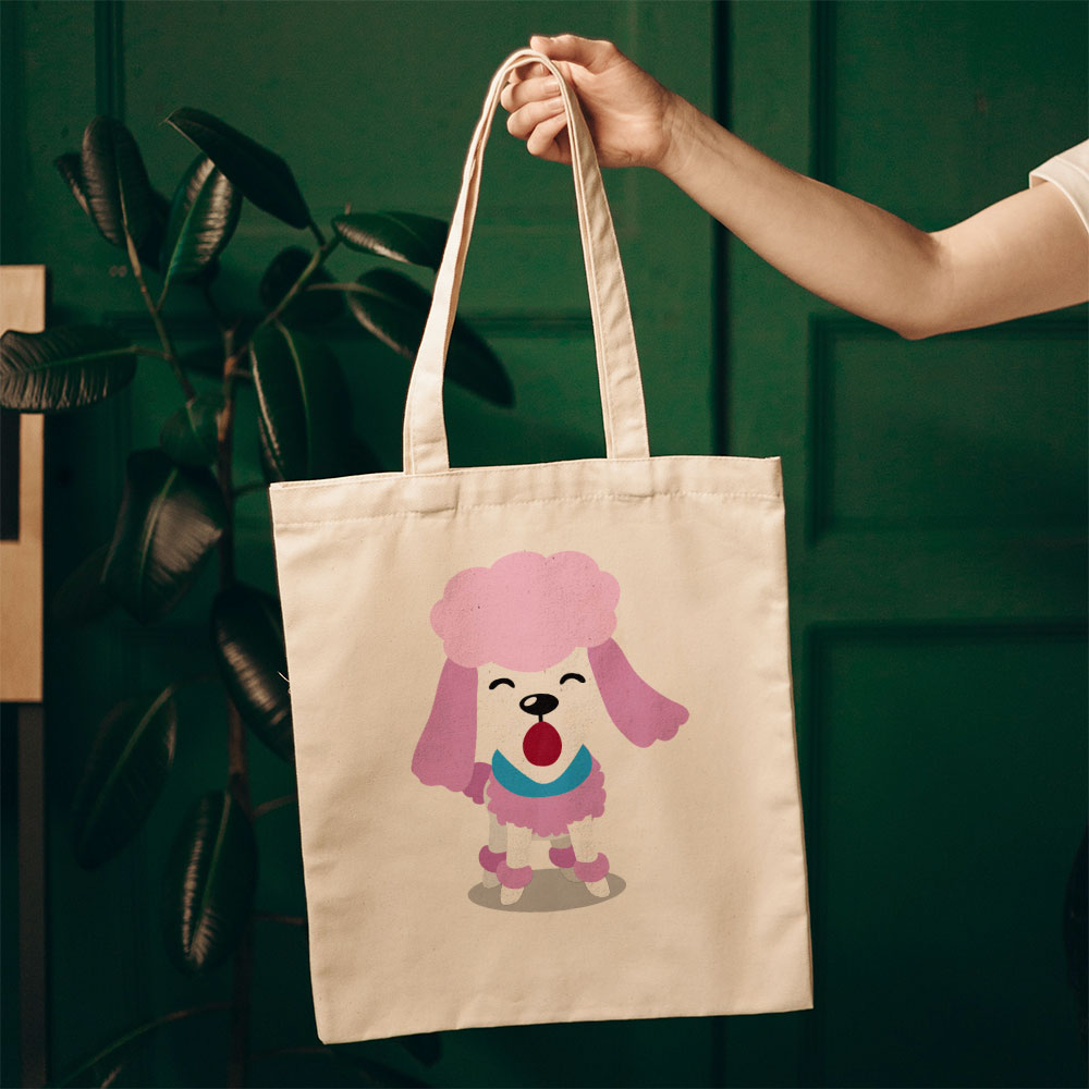 Howling Poodle Totes at $22.95 found at Personalizedpetlovergifts