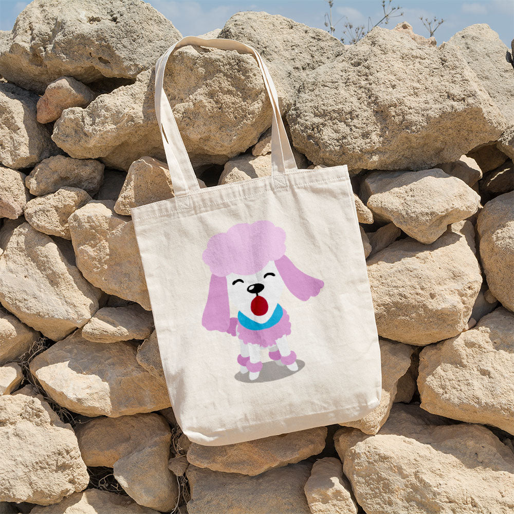 Howling Poodle Totes at $22.95 found at Personalizedpetlovergifts