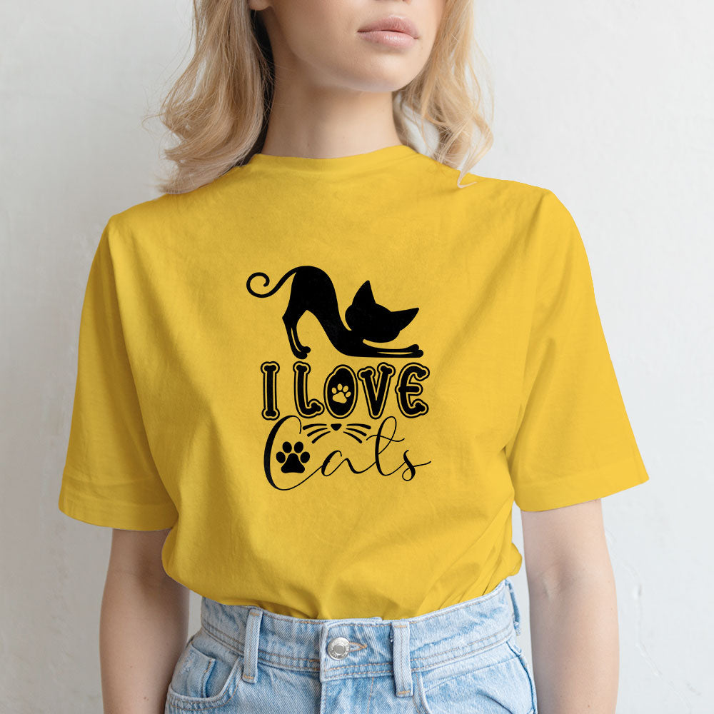 I Love Cats Unisex T-Shirt at $22.95 found at Personalizedpetlovergifts