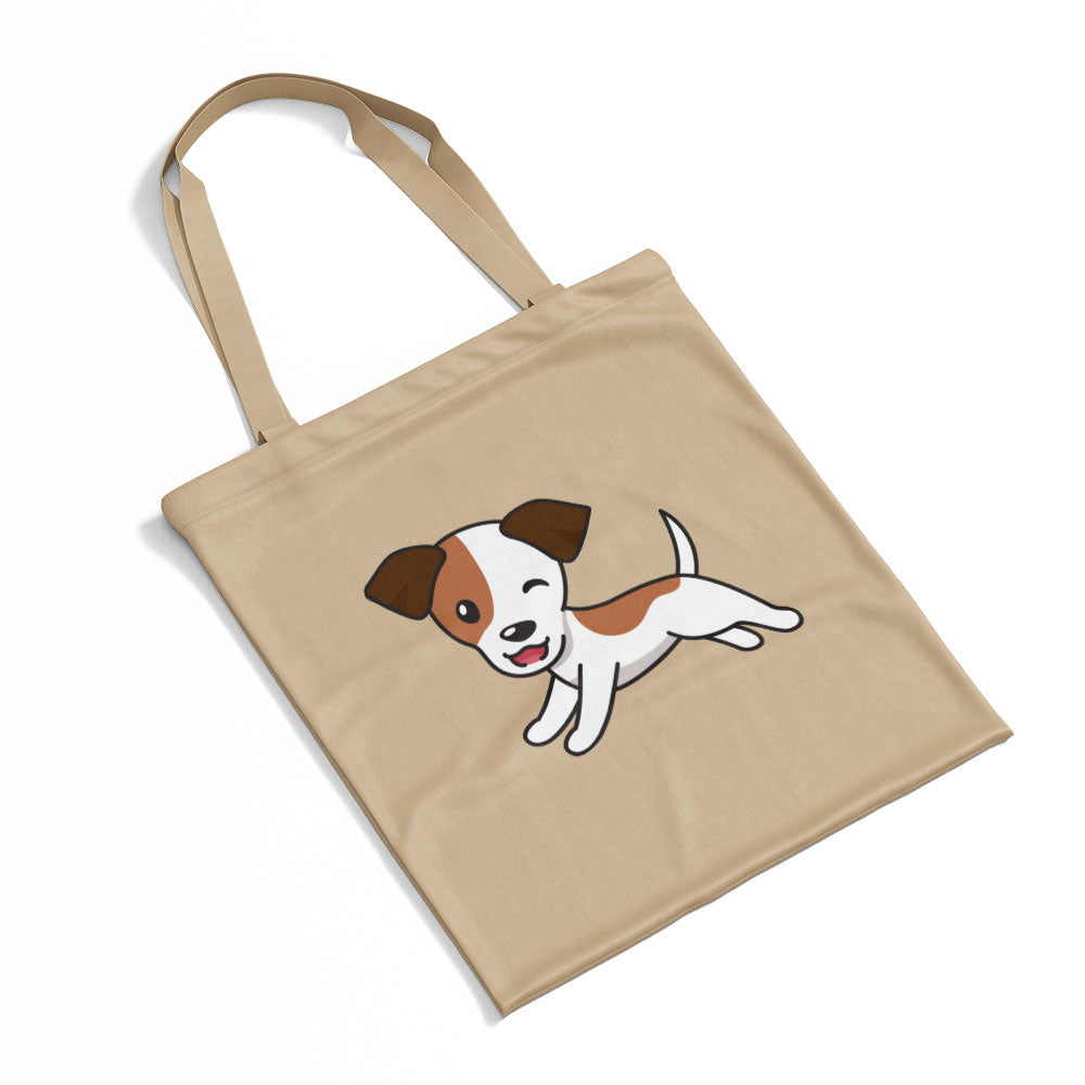 Jumping Beagle Smiling Totes at $22.95 found at Personalizedpetlovergifts