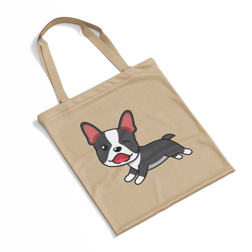 Jumping French Bulldg Totes at $22.95 found at Personalizedpetlovergifts