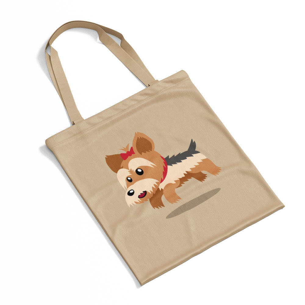 Jumping Terrior Puppy Totes at $22.95 found at Personalizedpetlovergifts