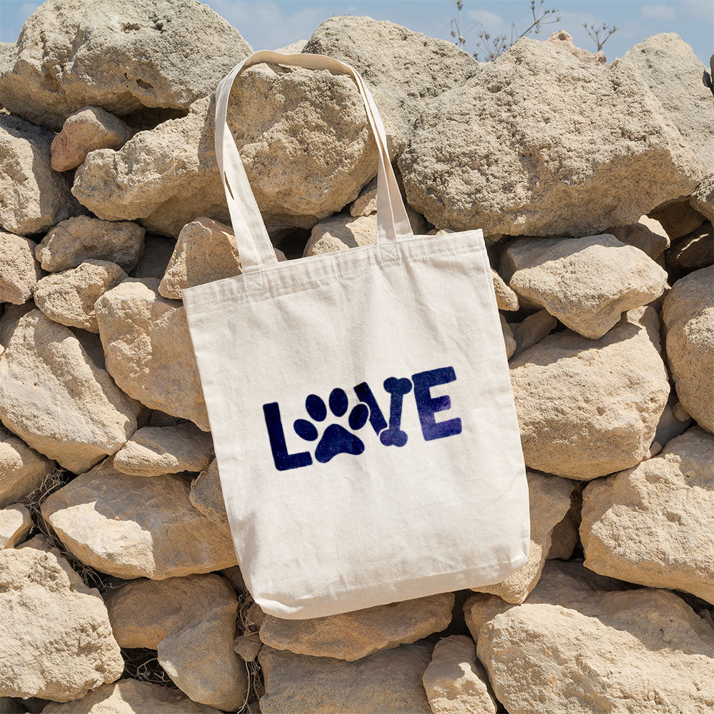 LOVE With Galaxy Font Totes at $22.95 found at Personalizedpetlovergifts