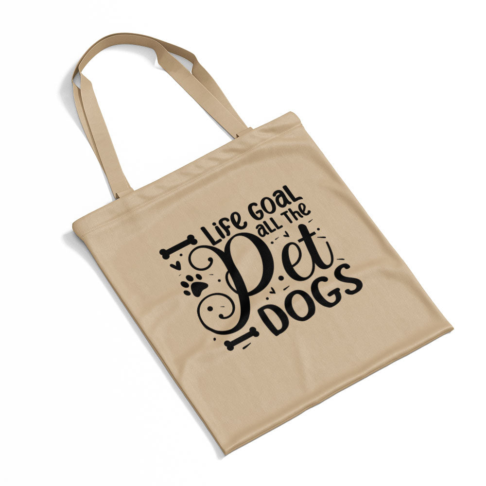 Life Goal Pet All The Dogs Totes at $22.95 found at Personalizedpetlovergifts