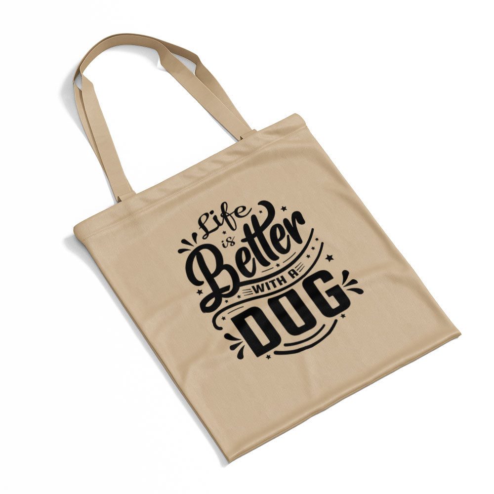 Life Is Better With A Dog Totes at $22.95 found at Personalizedpetlovergifts