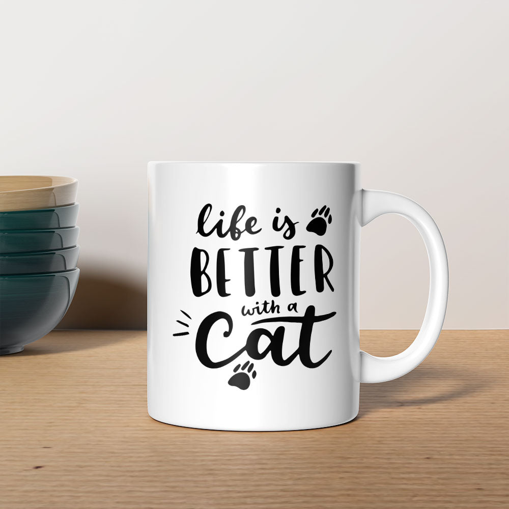 Life Is Better Coffee Mug at $13.95 found at Personalizedpetlovergifts