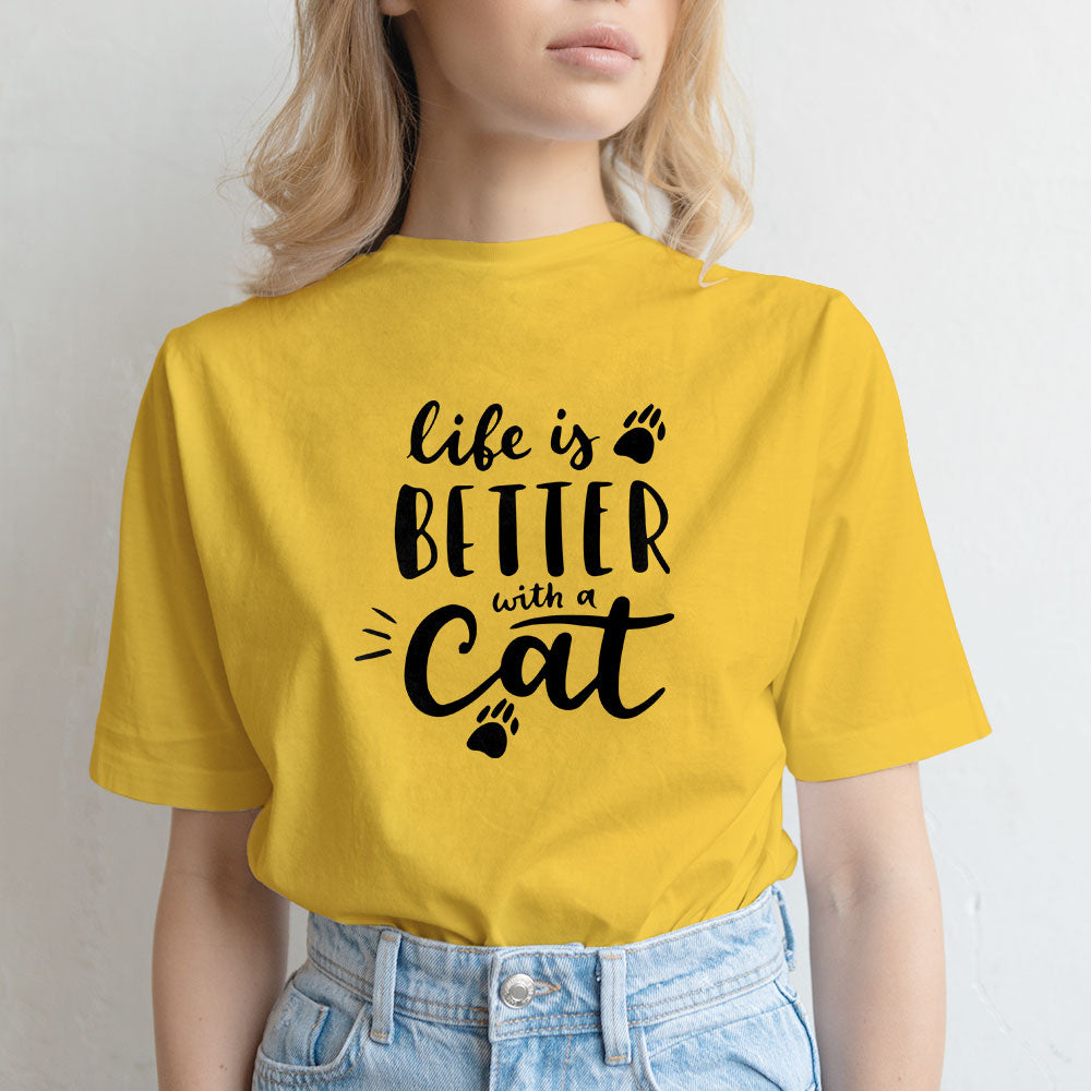 Life Is Better Unisex T-Shirt at $22.95 found at Personalizedpetlovergifts