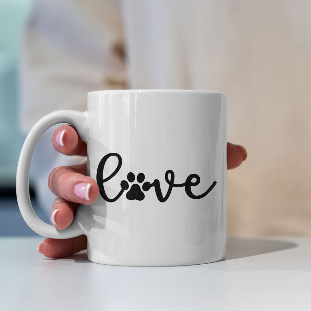 Love Paw Mugs at $13.95 found at Personalizedpetlovergifts