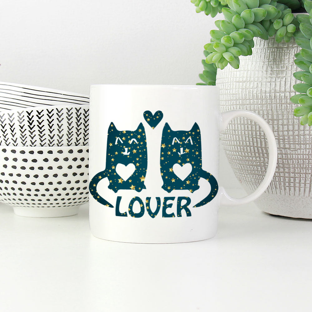 Lover In Star Pattern Mug at $13.95 found at Personalizedpetlovergifts