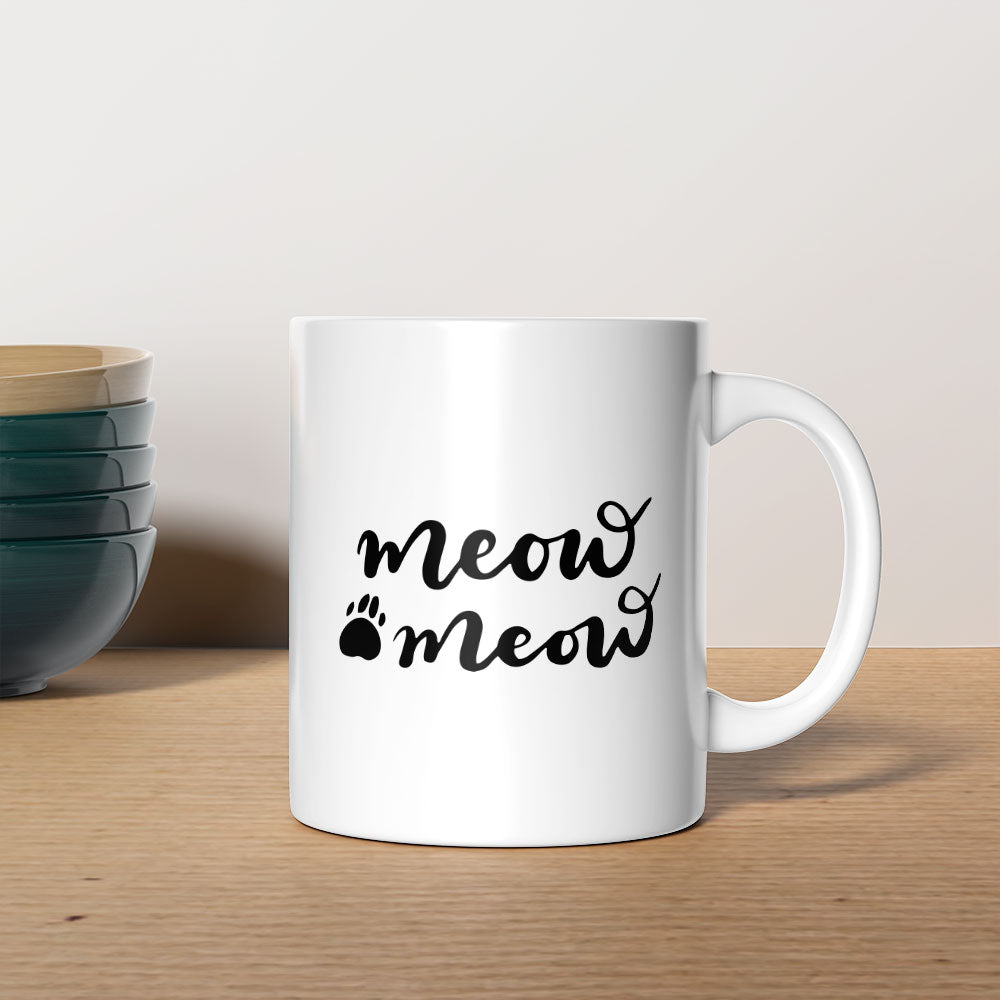 Meow Meow Meow Coffee Mug at $13.95 found at Personalizedpetlovergifts