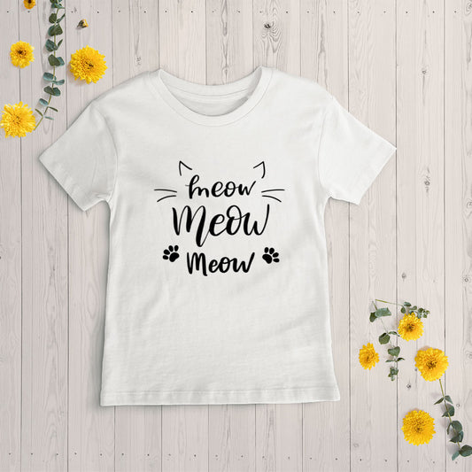 Meow Meow Unisex T-Shirt at $22.95 found at Personalizedpetlovergifts