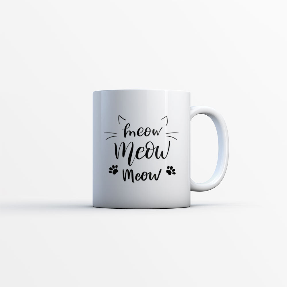 Meow Meow Coffee Mug at $13.95 found at Personalizedpetlovergifts