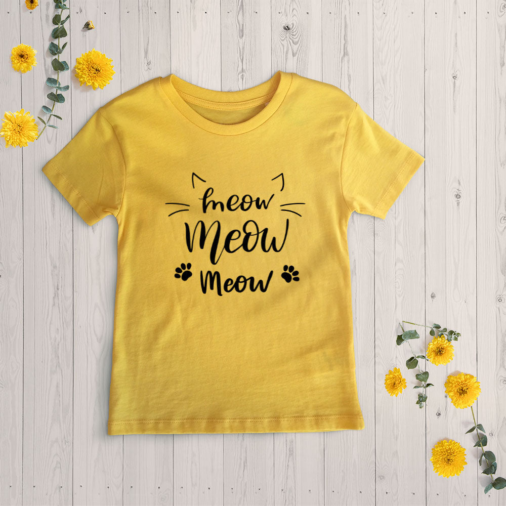 Meow Meow Unisex T-Shirt at $22.95 found at Personalizedpetlovergifts