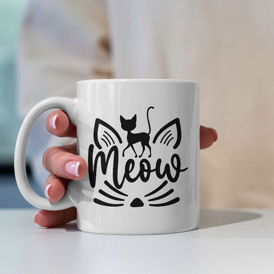 Meow With Whiskers Coffee Mug at $13.95 found at Personalizedpetlovergifts