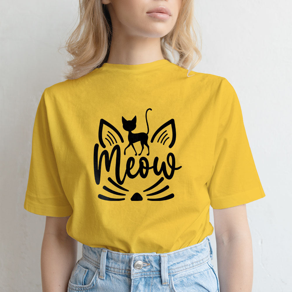 Meow With Whiskers Unisex T-Shirt at $22.95 found at Personalizedpetlovergifts