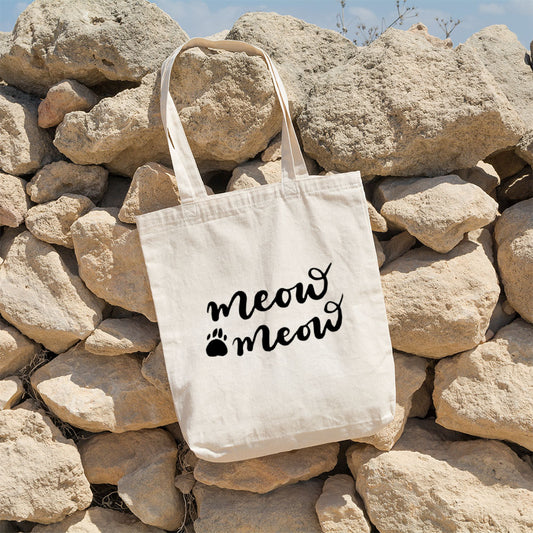 Meow Meow Meow - Eco Tote Bag at $22.95 found at Personalizedpetlovergifts