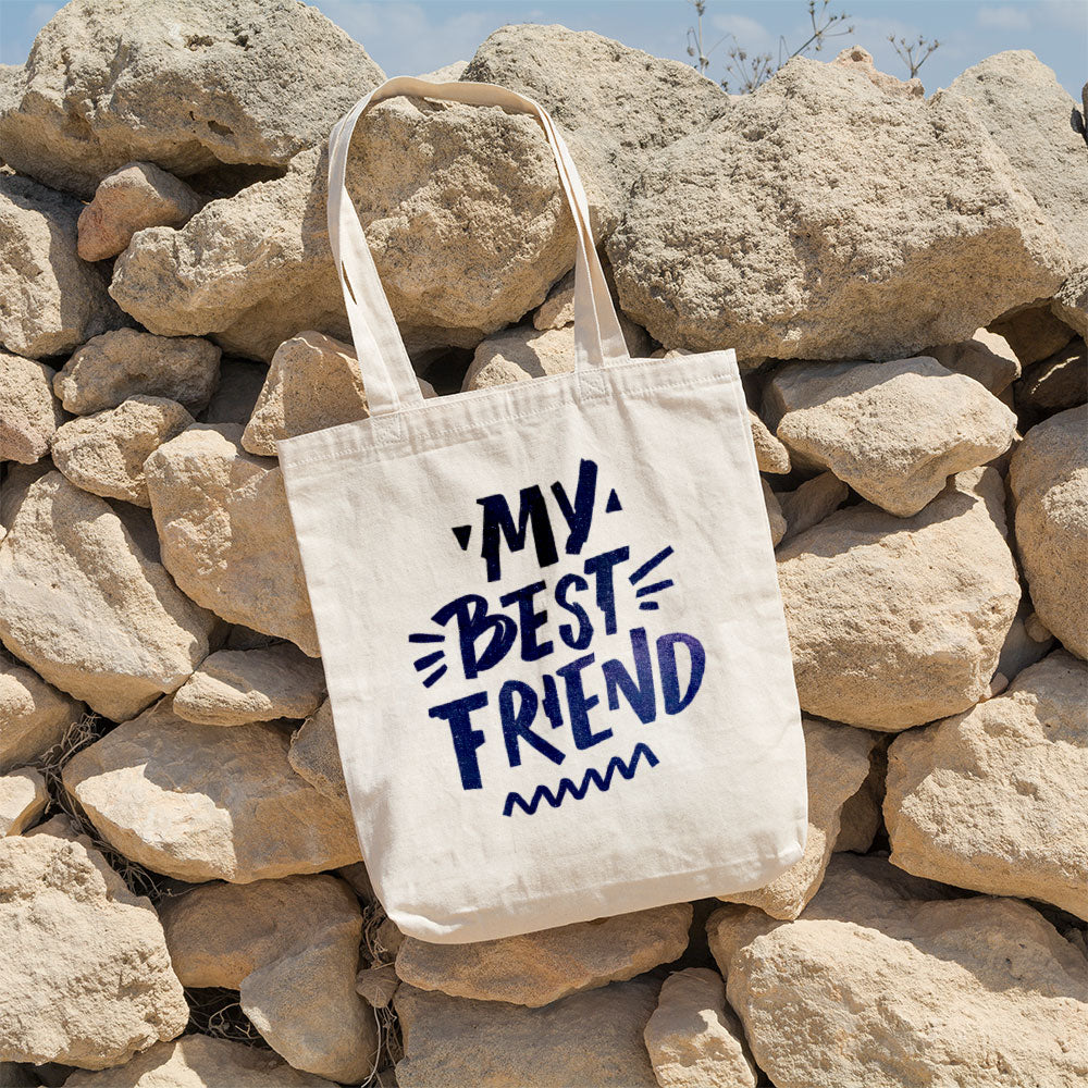 My Best Friend With Galaxy Font Totes at $22.95 found at Personalizedpetlovergifts