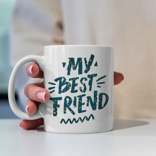 My Best Friend with star font Mugs at $13.95 found at Personalizedpetlovergifts