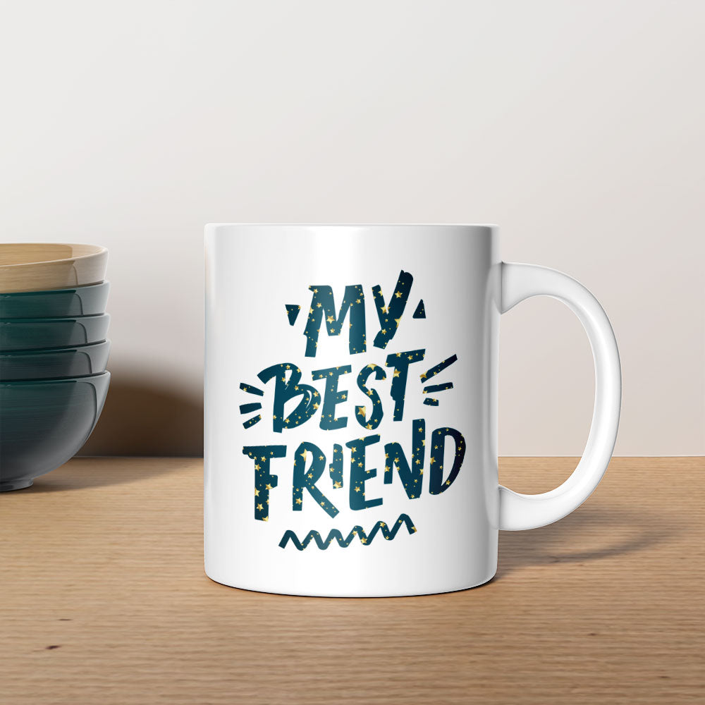 My Best Friend with star font Mugs at $13.95 found at Personalizedpetlovergifts