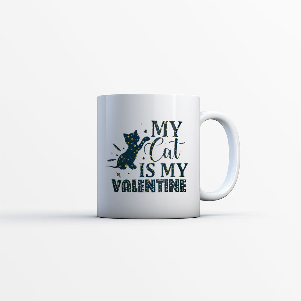 My Cat is My Valentine In Star Pattern Mug at $13.95 found at Personalizedpetlovergifts