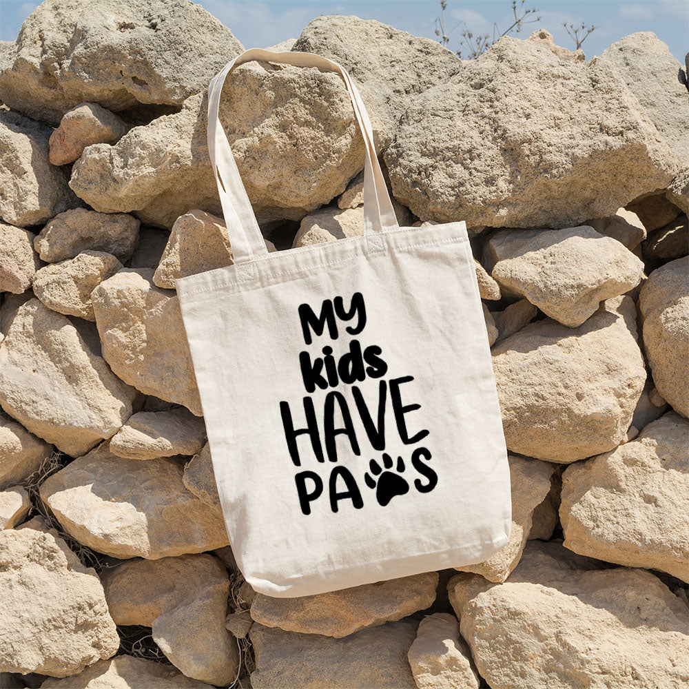 My Kids Have Paws Totes at $22.95 found at Personalizedpetlovergifts