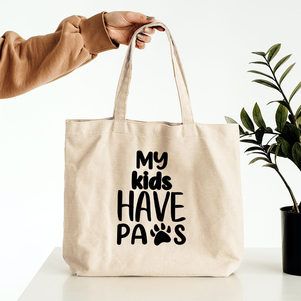 My Kids Have Paws Totes at $22.95 found at Personalizedpetlovergifts