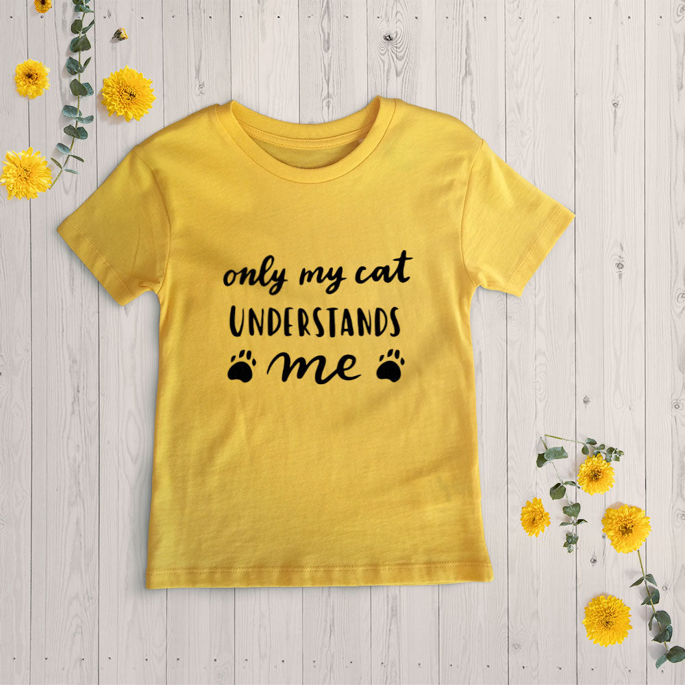 Only My Cat Understands Me With Hearts Unisex T-Shirt at $22.95 found at Personalizedpetlovergifts