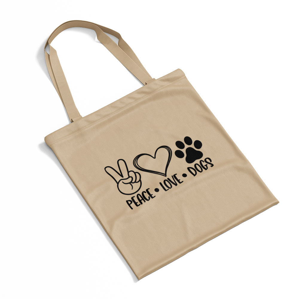 Peave Love Dogs Totes at $22.95 found at Personalizedpetlovergifts