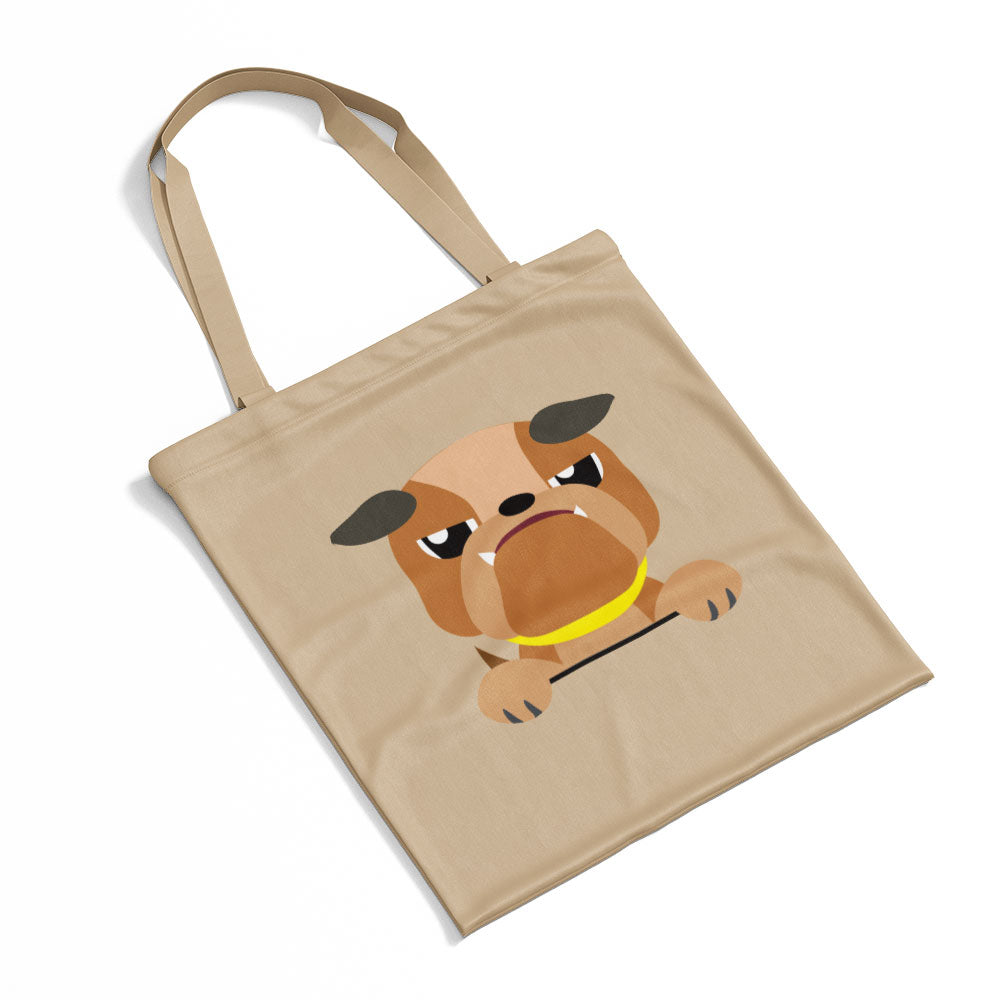 Peeking Angry Bulldog Totes at $22.95 found at Personalizedpetlovergifts