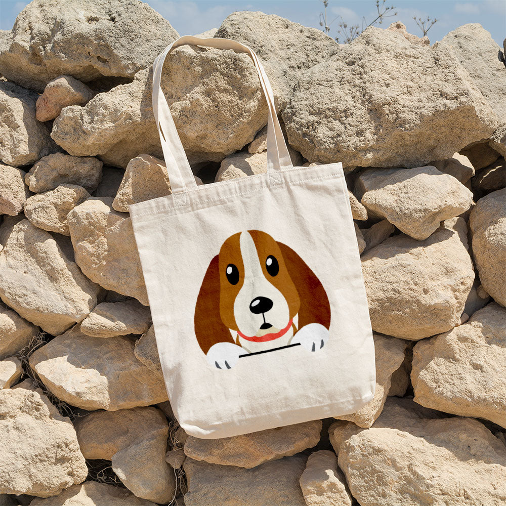 Peeking Beagle Puppy Totes at $22.95 found at Personalizedpetlovergifts