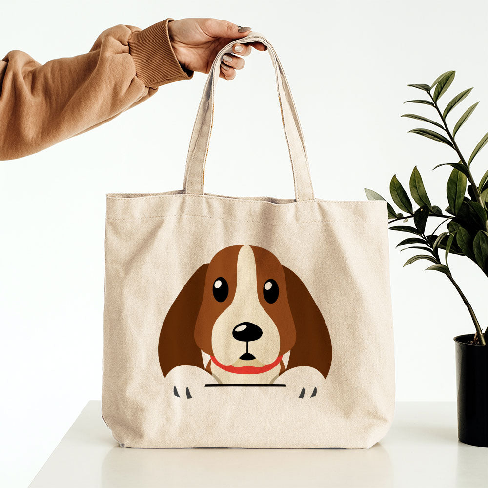 Peeking Beagle Puppy Totes at $22.95 found at Personalizedpetlovergifts