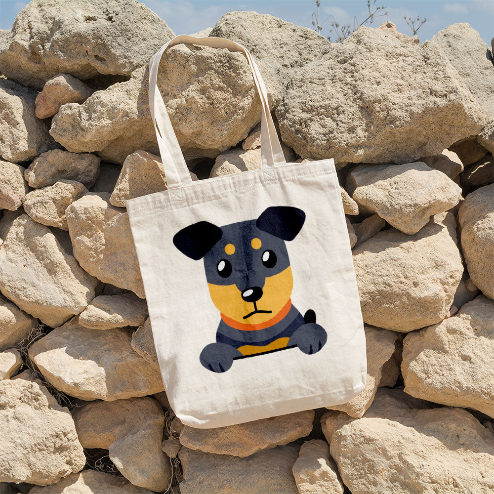 Peeking Black Puppy Totes at $22.95 found at Personalizedpetlovergifts