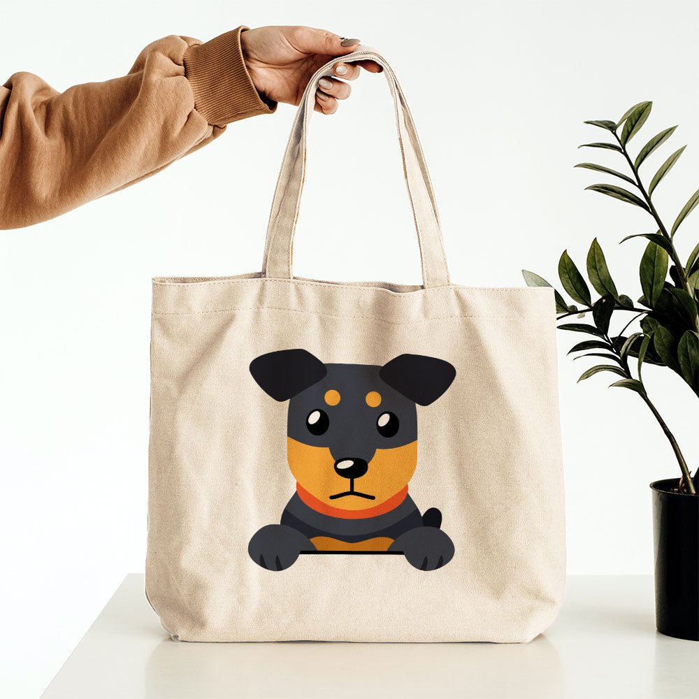 Peeking Black Puppy Totes at $22.95 found at Personalizedpetlovergifts