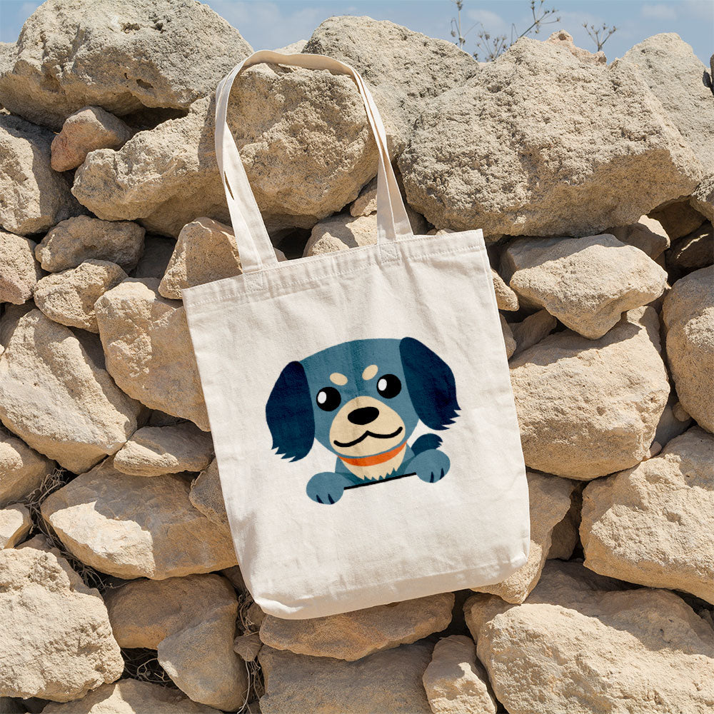 Peeking Blue Dog Totes at $22.95 found at Personalizedpetlovergifts