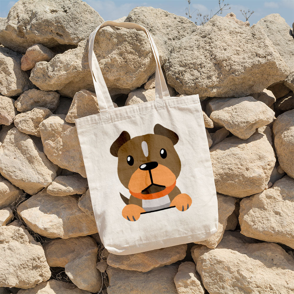 Peeking Brown Dog Totes at $22.95 found at Personalizedpetlovergifts