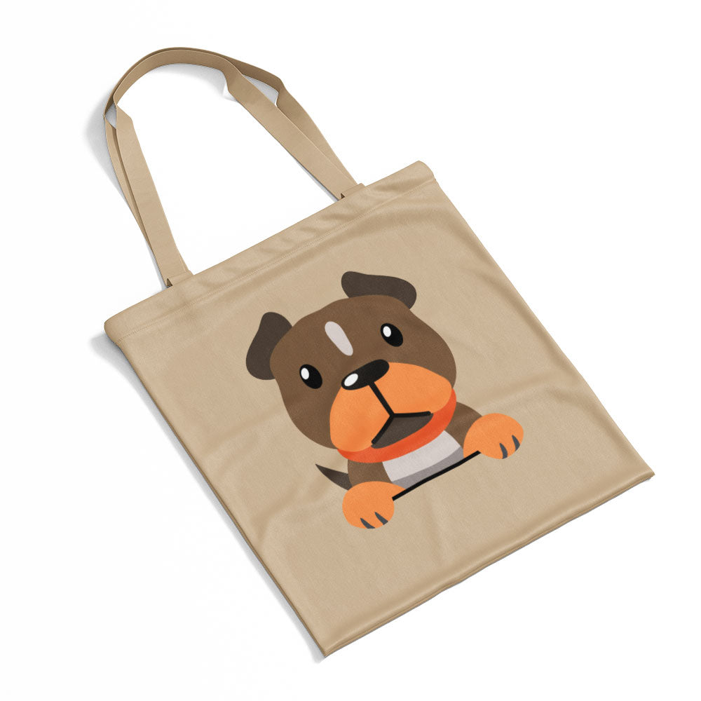 Peeking Brown Dog Totes at $22.95 found at Personalizedpetlovergifts