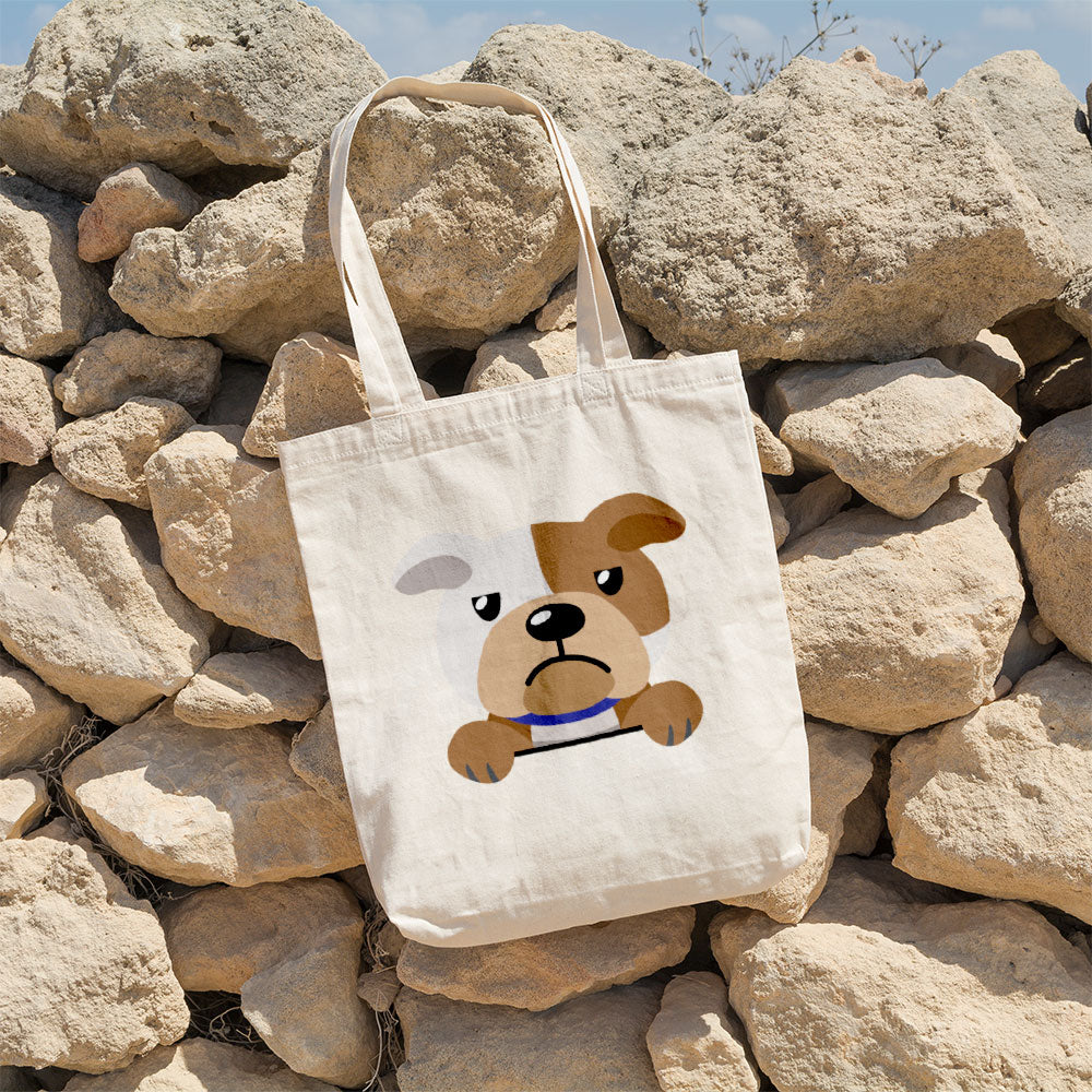 Peeking Bulldog Totes at $22.95 found at Personalizedpetlovergifts