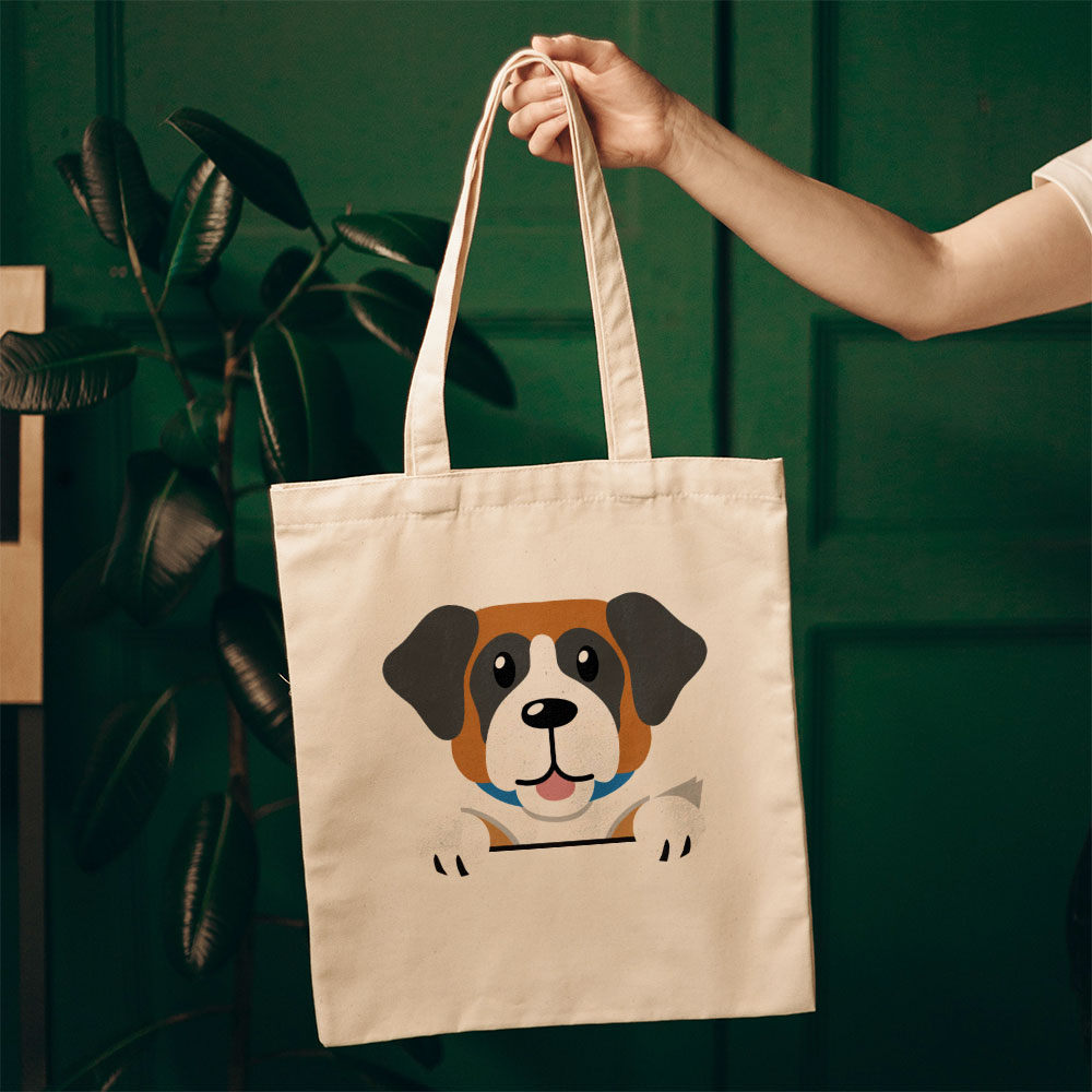 Peeking Chubby Bulldog Totes at $22.95 found at Personalizedpetlovergifts