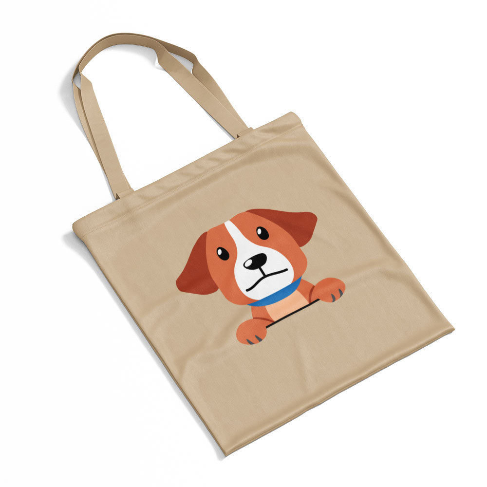 Peeking Cute Dog Totes at $22.95 found at Personalizedpetlovergifts