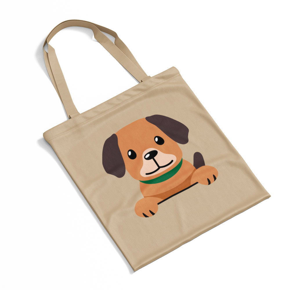 Peeking Cute Puppy Totes at $22.95 found at Personalizedpetlovergifts