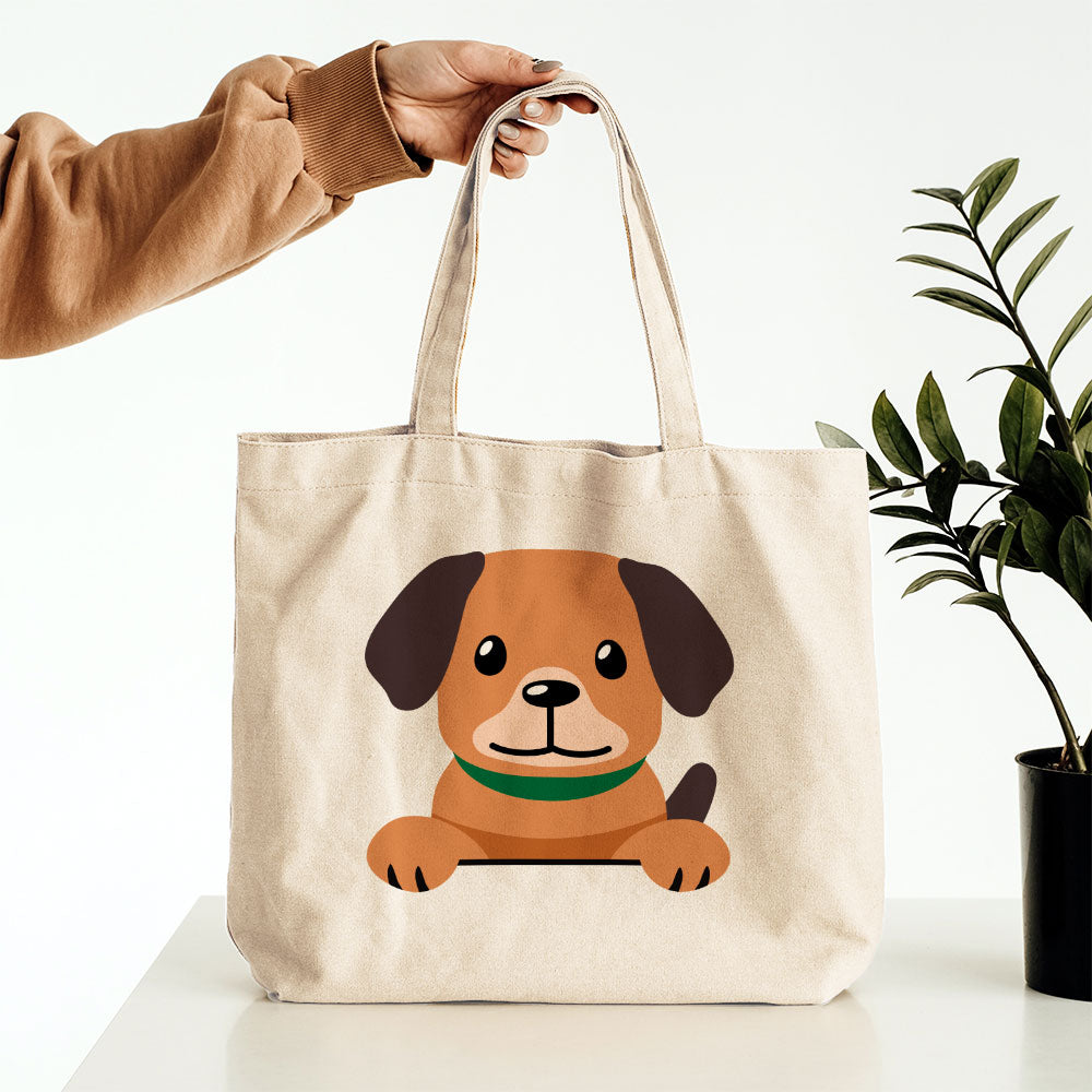 Peeking Cute Puppy Totes at $22.95 found at Personalizedpetlovergifts