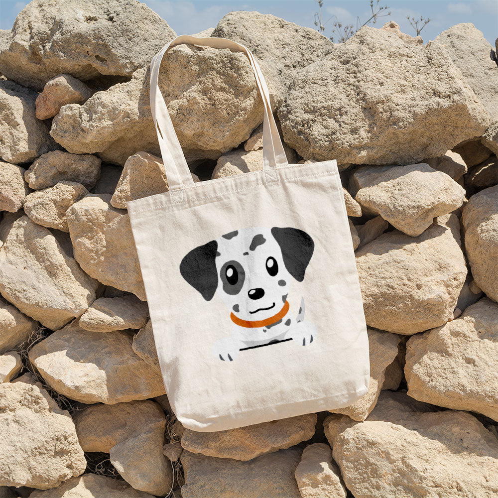 Peeking Dalmation Totes at $22.95 found at Personalizedpetlovergifts