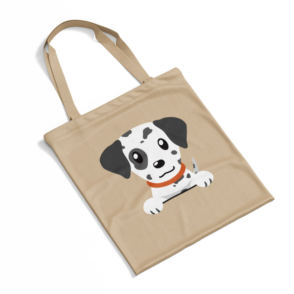 Peeking Dalmation Totes at $22.95 found at Personalizedpetlovergifts