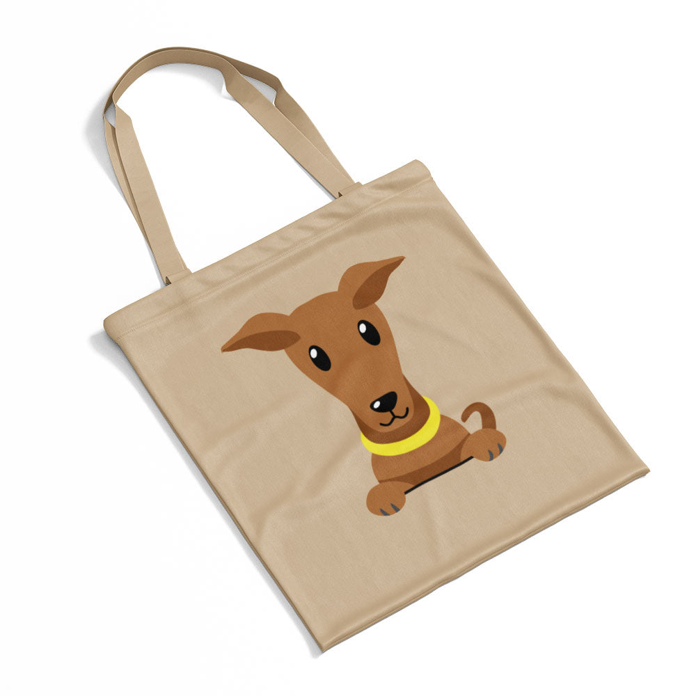 Peeking Doberman Tan Totes at $22.95 found at Personalizedpetlovergifts