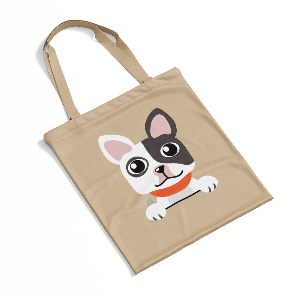 Peeking French Bulldog Puppy Totes at $22.95 found at Personalizedpetlovergifts