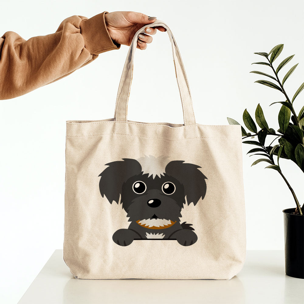 Peeking Furry Puppy Totes at $22.95 found at Personalizedpetlovergifts