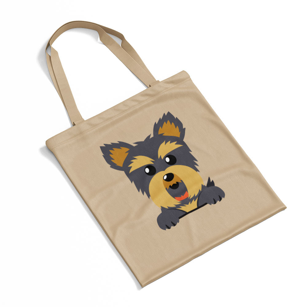 Peeking Fuzzy Black Dog Totes at $22.95 found at Personalizedpetlovergifts