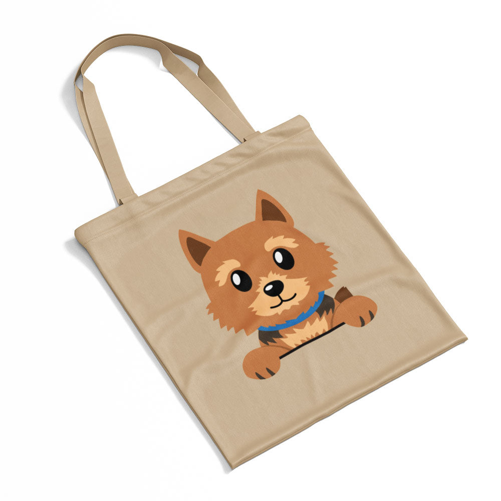 Peeking Fuzzy Dog Totes at $22.95 found at Personalizedpetlovergifts